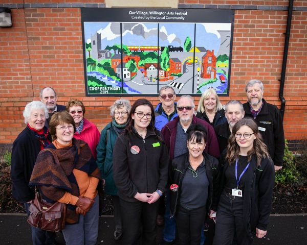 Painting by numbers in Willington