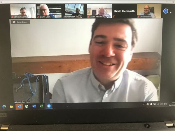 'King of the North' Andy Burnham joins male Co-operators on Central England Co-op's Men's Event