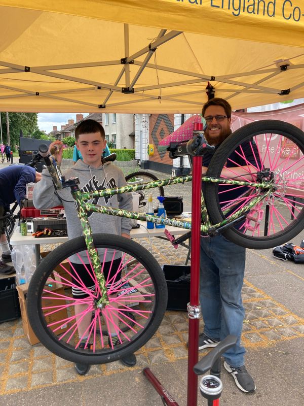 FREE Bicycle Maintenance at hit with members and customers