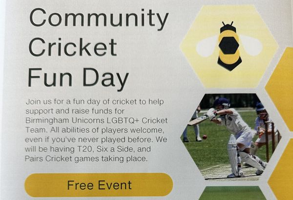 Community Cricket Day for August Bank Holiday Monday