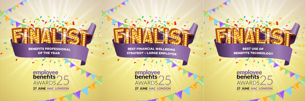 We're finalists at the Employee Benefits Awards!