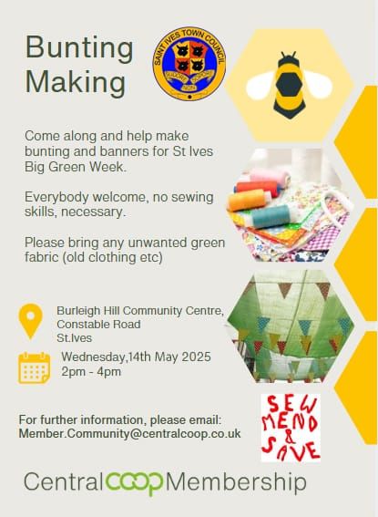 Bunting Making St Ives.