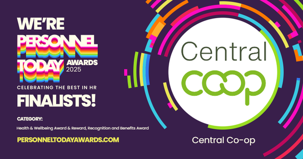 We're finalists at the Personnel Today Awards!