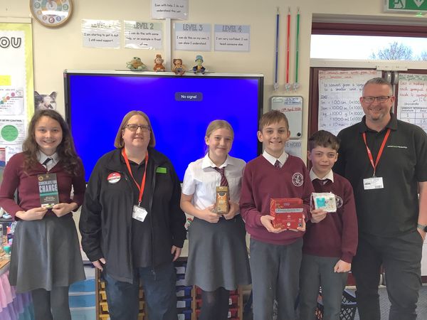 Local School children learn about Fairtrade