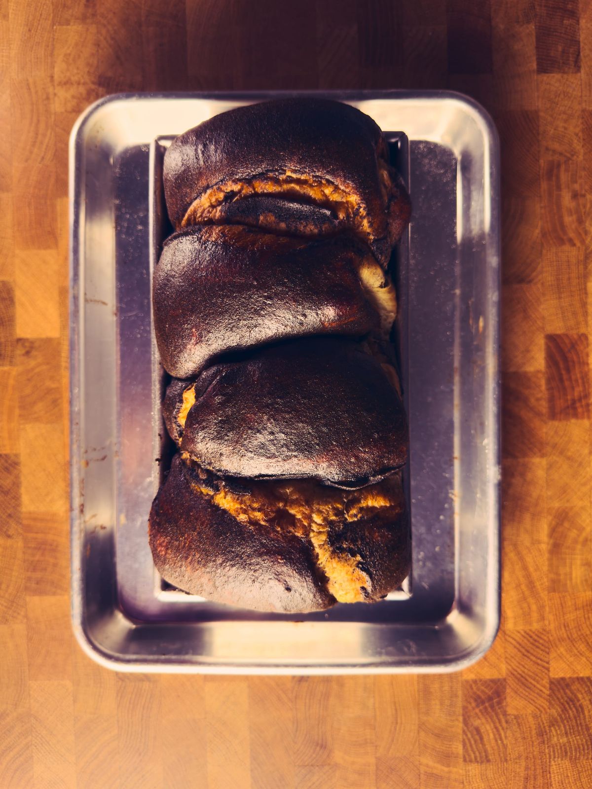Black Sesame Milk Bread