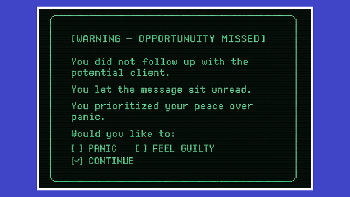 L’art de passer à côté, ou l’éloge de laisser filer les opportunités