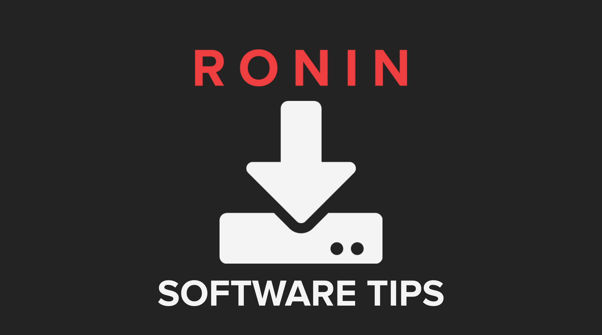 Software Tips and Tricks
