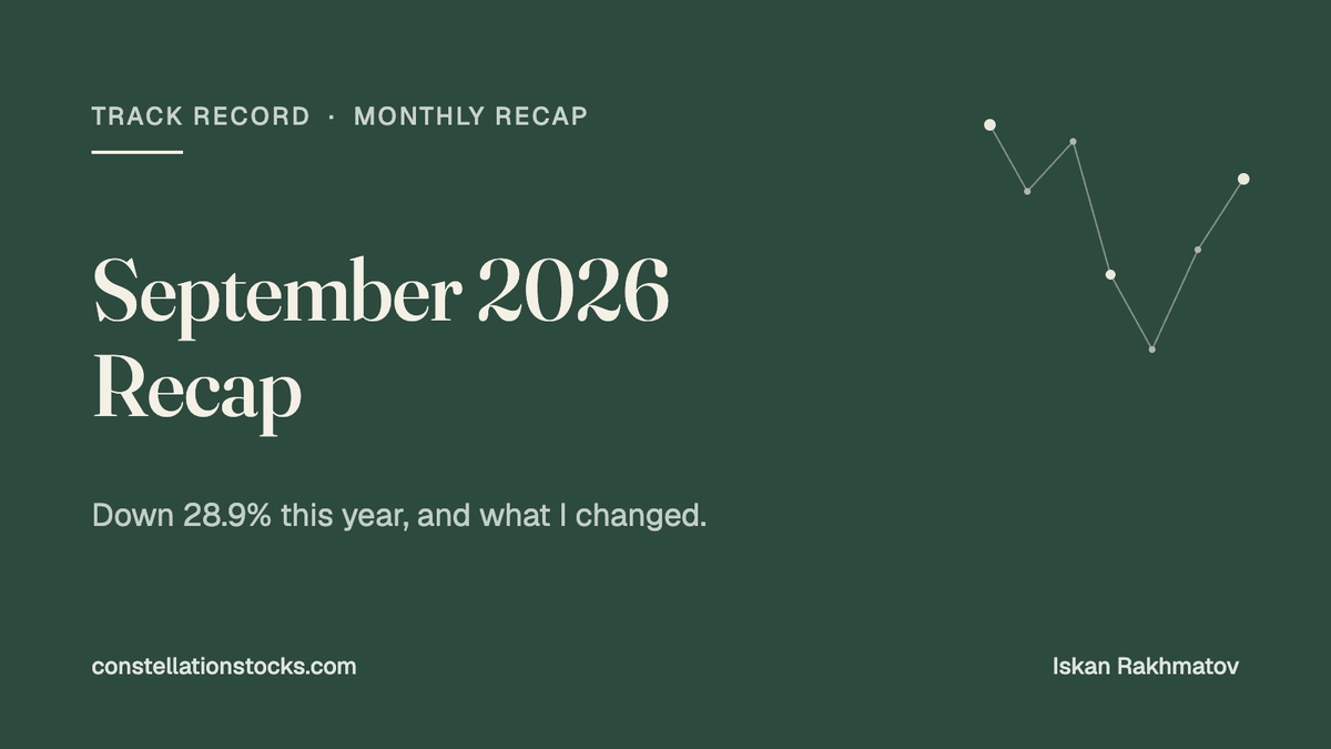 September 2026 Recap cover