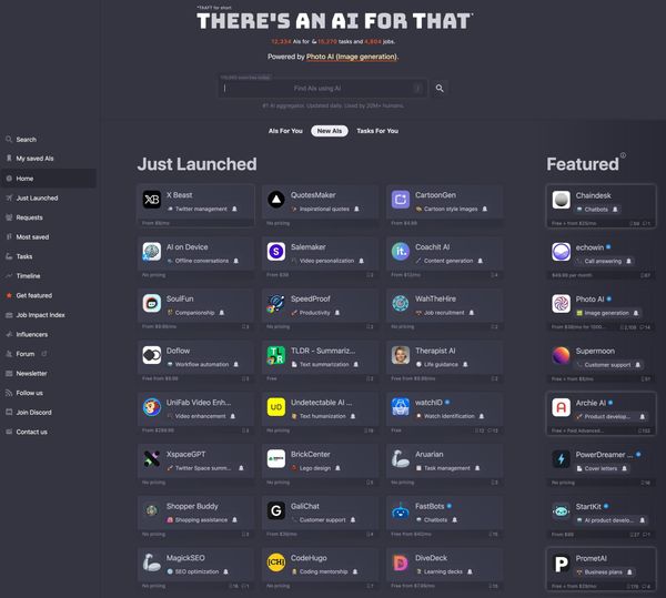 There's an AI for that: