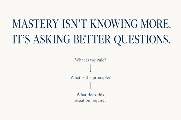 The Long Education of a Question
