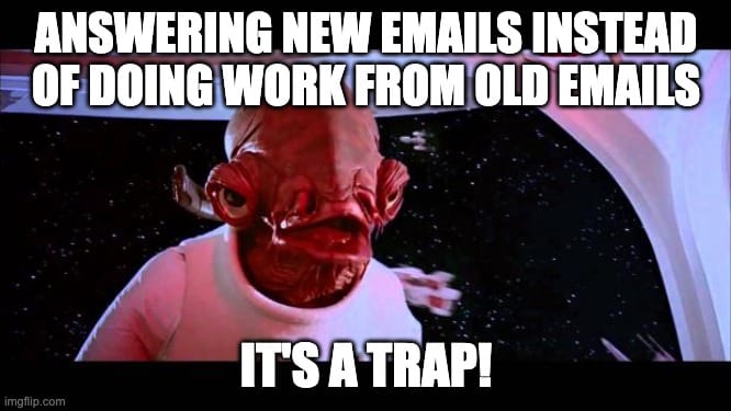 A meme of Admiral Ackbar from Star Wars, with "It's a trap!" text.