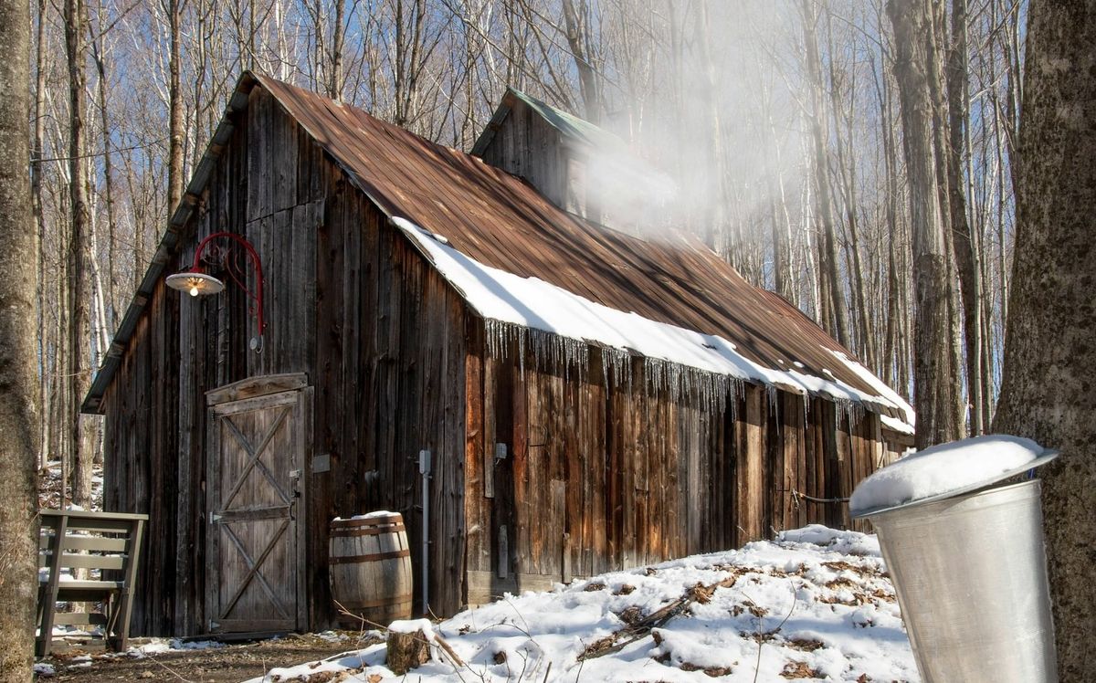 A sugar shack in Sainte-Catherine-de-Hatley, Quebec