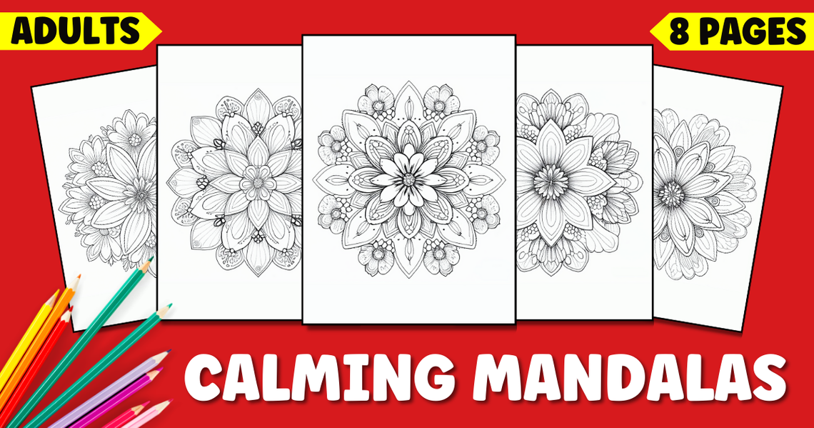 Free Printable Calming Mandala Coloring Pages