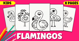 Flamingo Coloring Pages for Kids