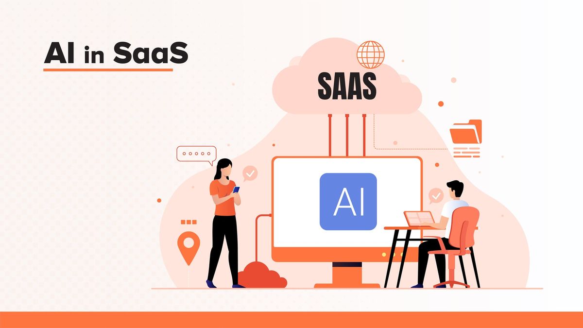 AI integrated into SaaS platforms for business automation and personalized digital experiences
