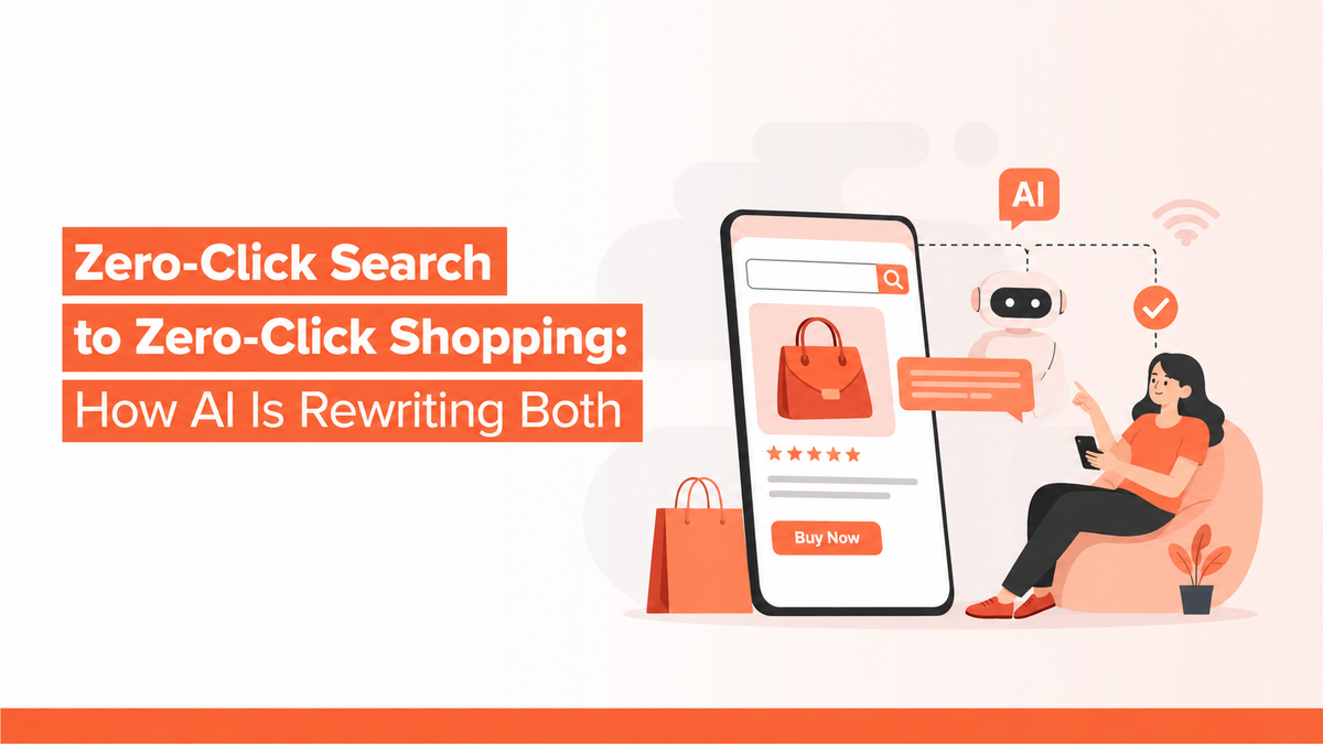 AI-powered zero-click search and shopping experience for seamless product discovery and purchase