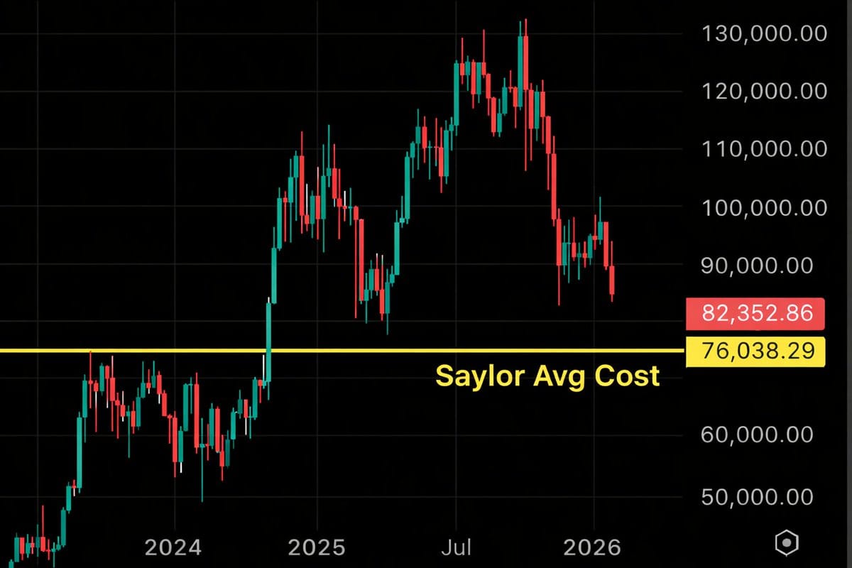 Black Sunday! Bitcoin buca il supporto e saylor sotto pressione! Cosa Osservare Ora!