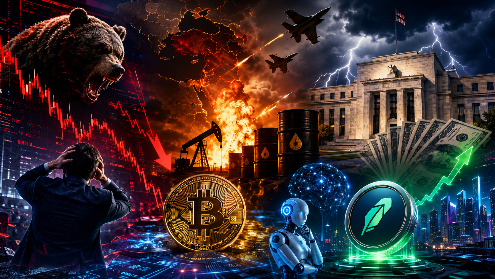 Mercati in tensione tra Fed, Iran e boom di Robinhood Chain !