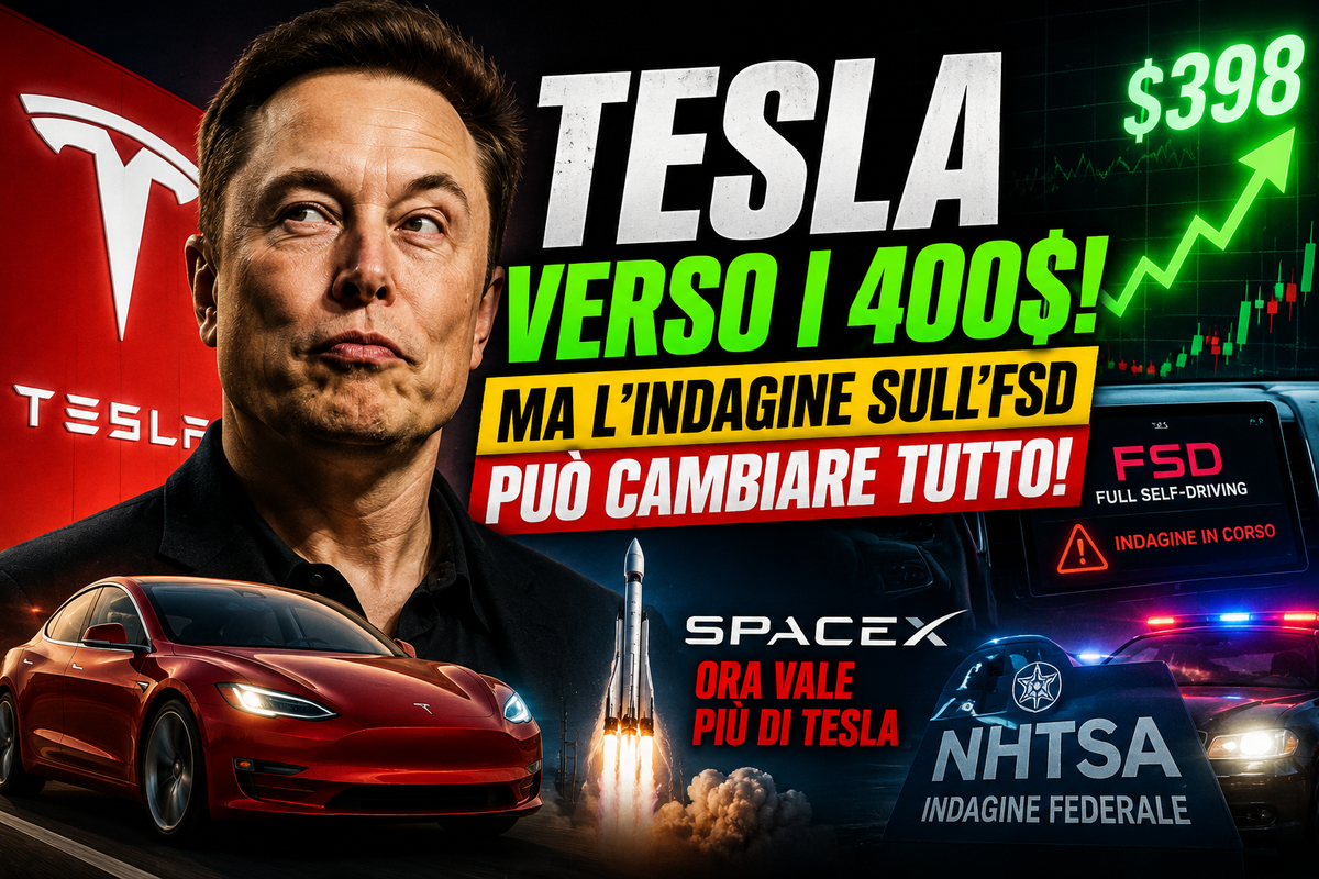 Tesla recupera terreno: consegne in crescita, ma l'indagine sull’FSD pesa sul titolo