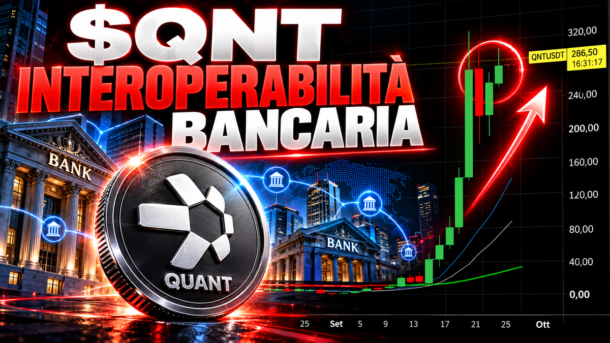 $QNT esplode sulla narrativa bancaria, ma adesso attenzione alla volatilità