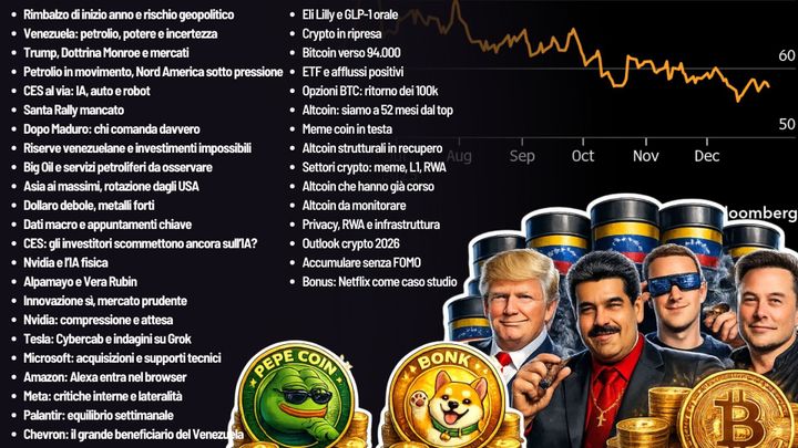 REPORT🗂️- Tra Il Ruggito Verde e l’Ombra del Caribe 🇻🇪🛢️! L'appetito al rischio si alza.