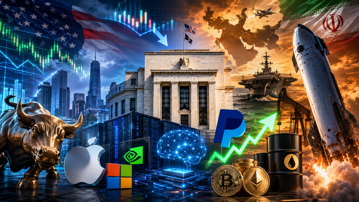 Lìinflazione continua a rallentare, crollano i titoli storage, Apple guida il rialzo, PayPal vola SpaceX scende. Bitcoin ed ETH in ripresa. Robinhood chain meme e RWA