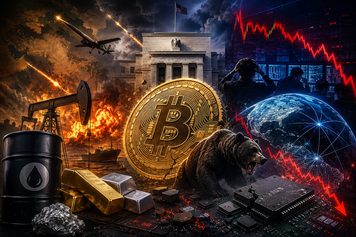 Wall Street frena tra Fed, tensioni geopolitiche e AI: Bitcoin consolida sotto i 65.000 dollari