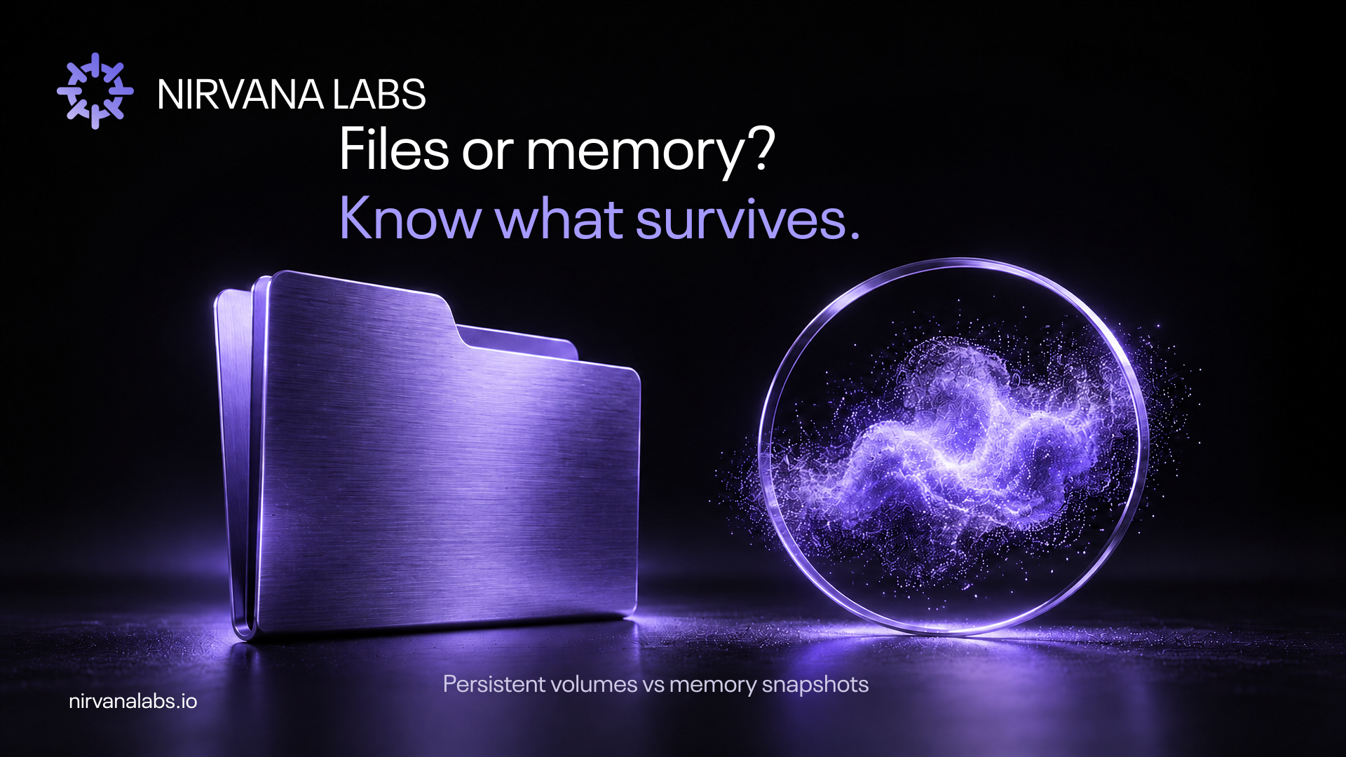 Persistent Volumes vs Memory Snapshots for AI Agents