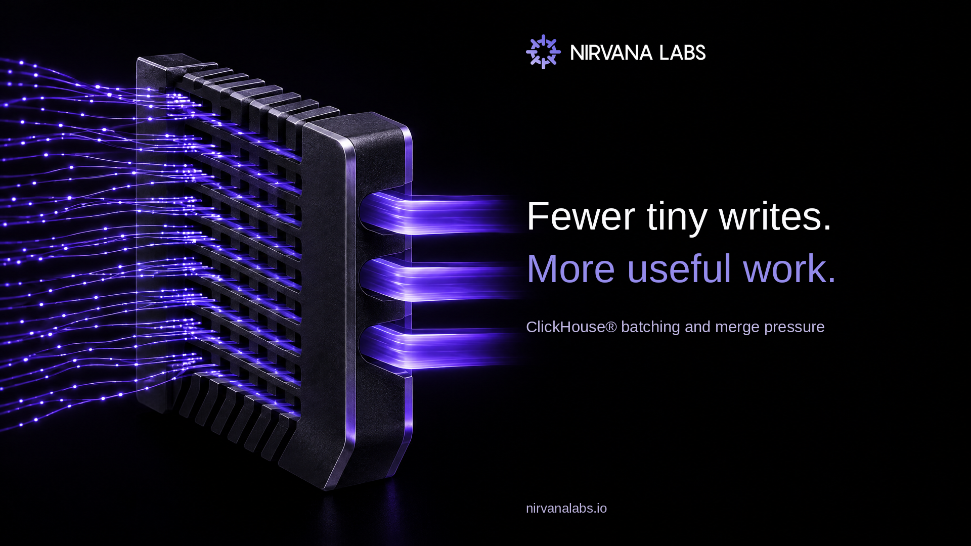 ClickHouse® Small Inserts: Fix Batching Before Buying More IOPS