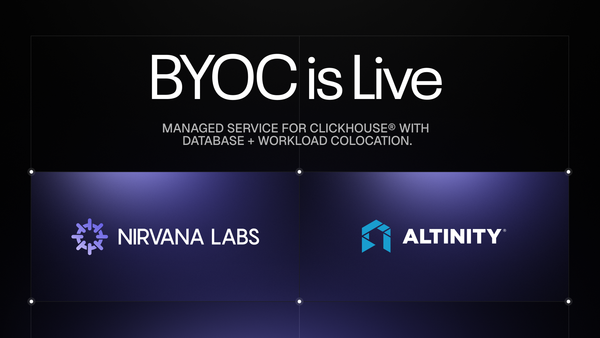 Nirvana × Altinity BYOC Partnership