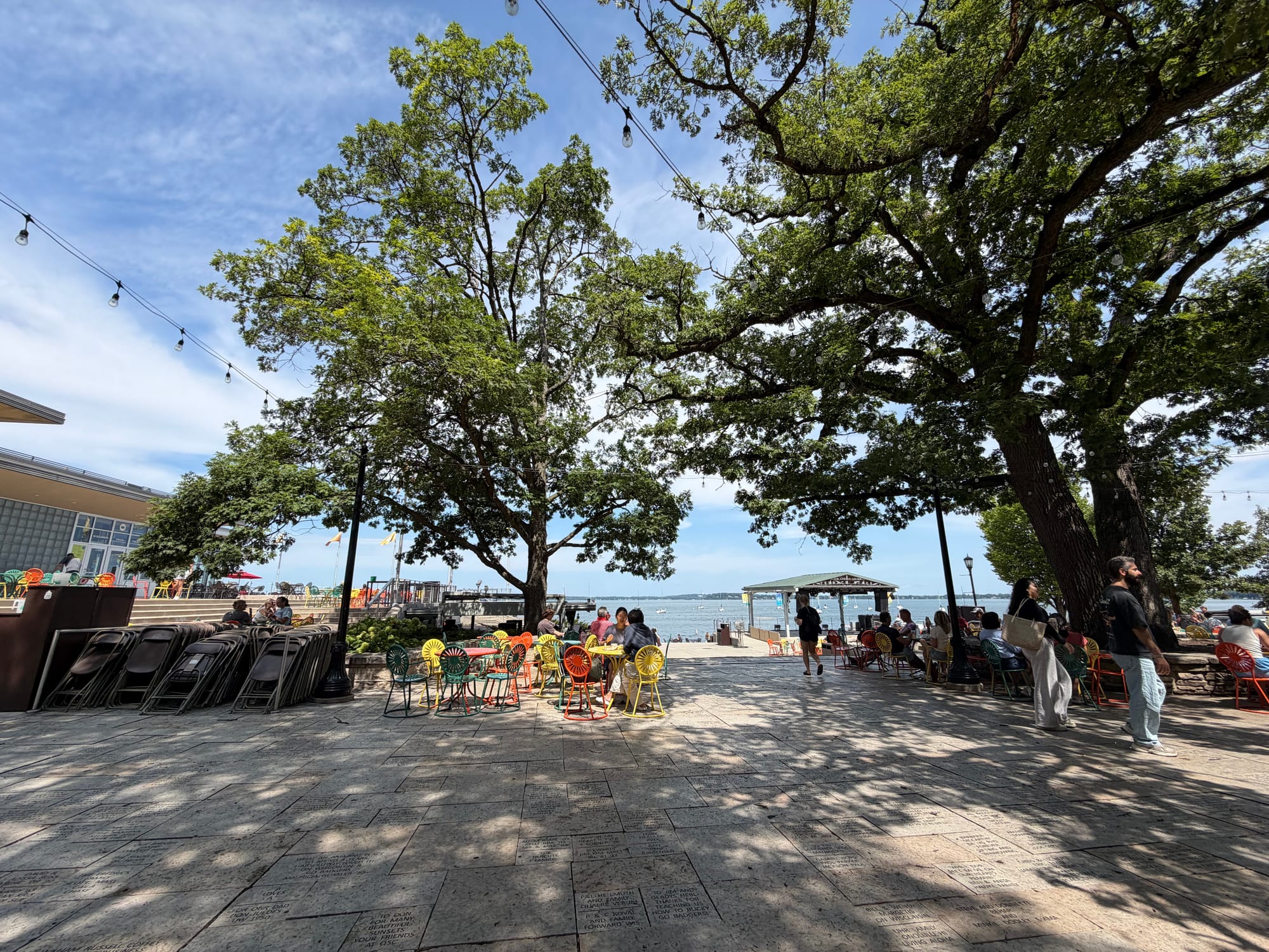The Terrace, on Lake Mendota.