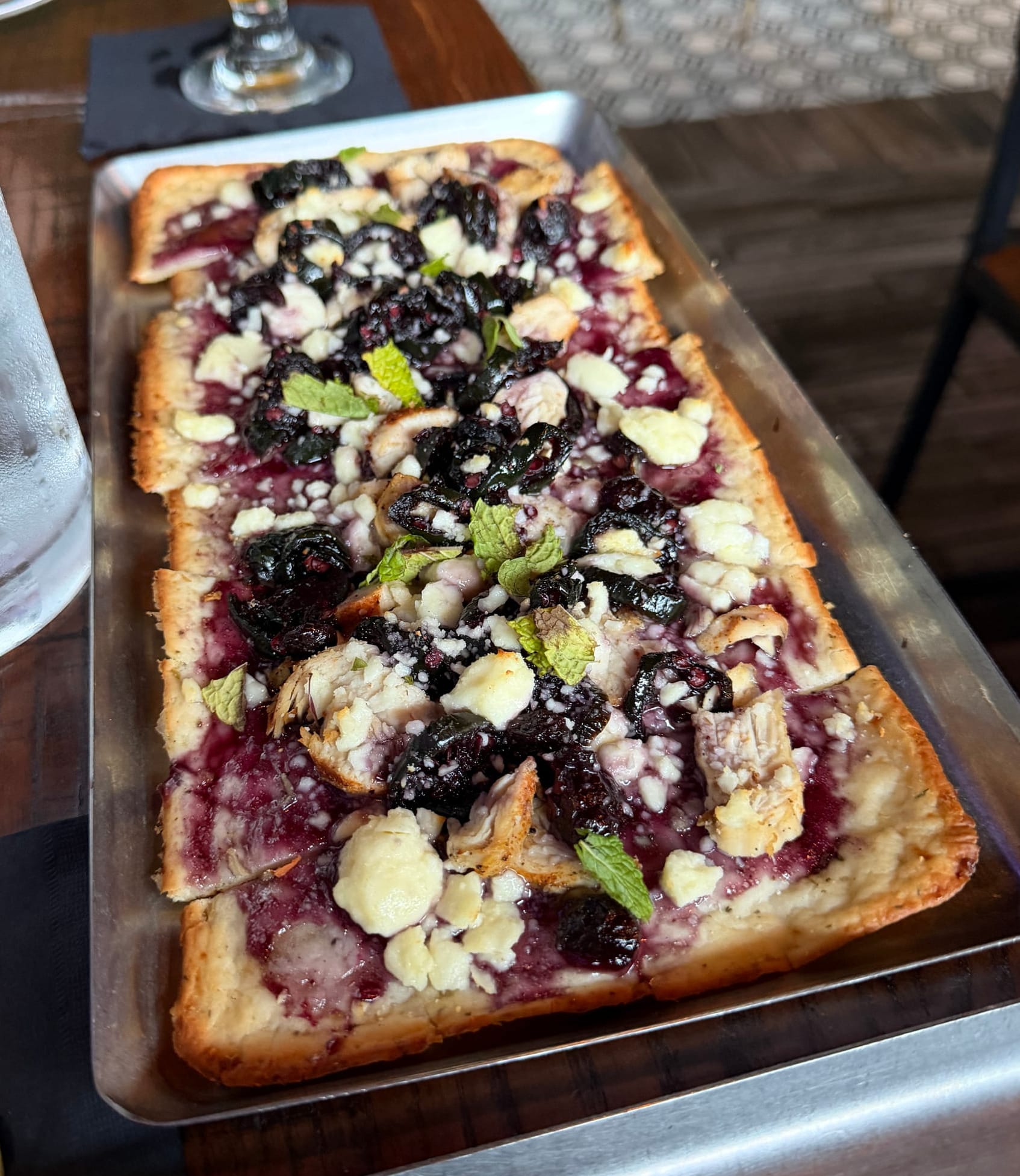 Cowboy Candy flatbread in all its delicious glory.