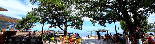 The Terrace at UW's Memorial Union, facing Lake Mendota.