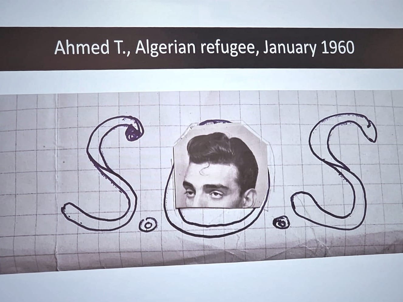 A refugee's call for help found among UNCHR archival material presented by Peter Gatrell in his Royal Historical Society 2025 Prothero Lecture. 