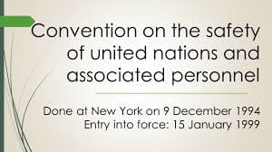 Convention on the Safety of U.N. Personnel