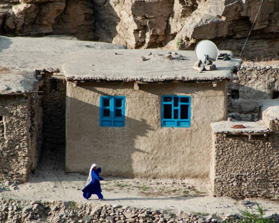 A villager in Afghanistan's northeast Badakhshan Province