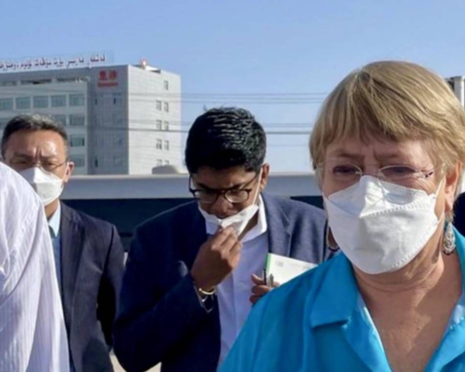 U.N. human rights Michelle Bachelet visiting Ürümqi, capital of China's Xinjiang Province