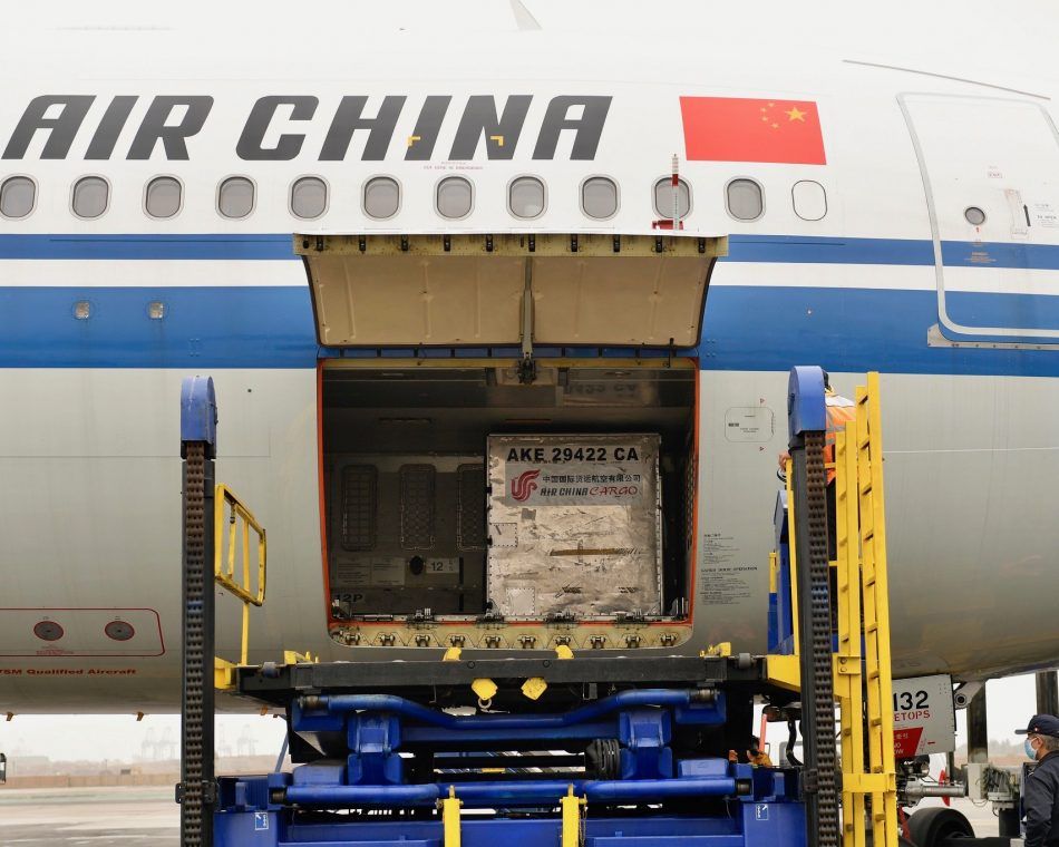 A shipment of China's Sinopharm vaccine arrives in Peru
