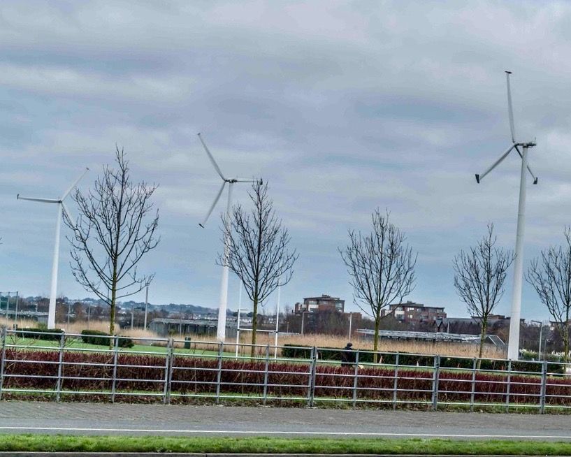Ireland's first wind-powered, sustainable public park in Dublin