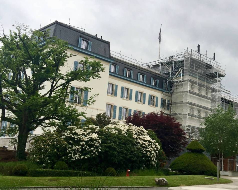 The Geneva headquarters of the International Commmittee of the Red Cross