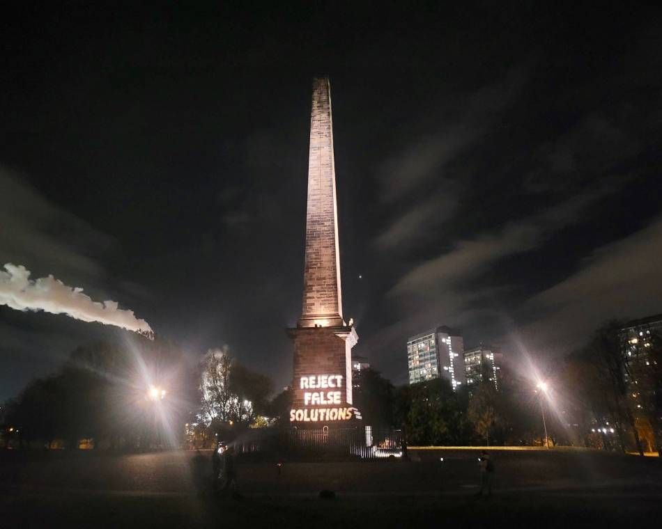 A light project in Glasgow