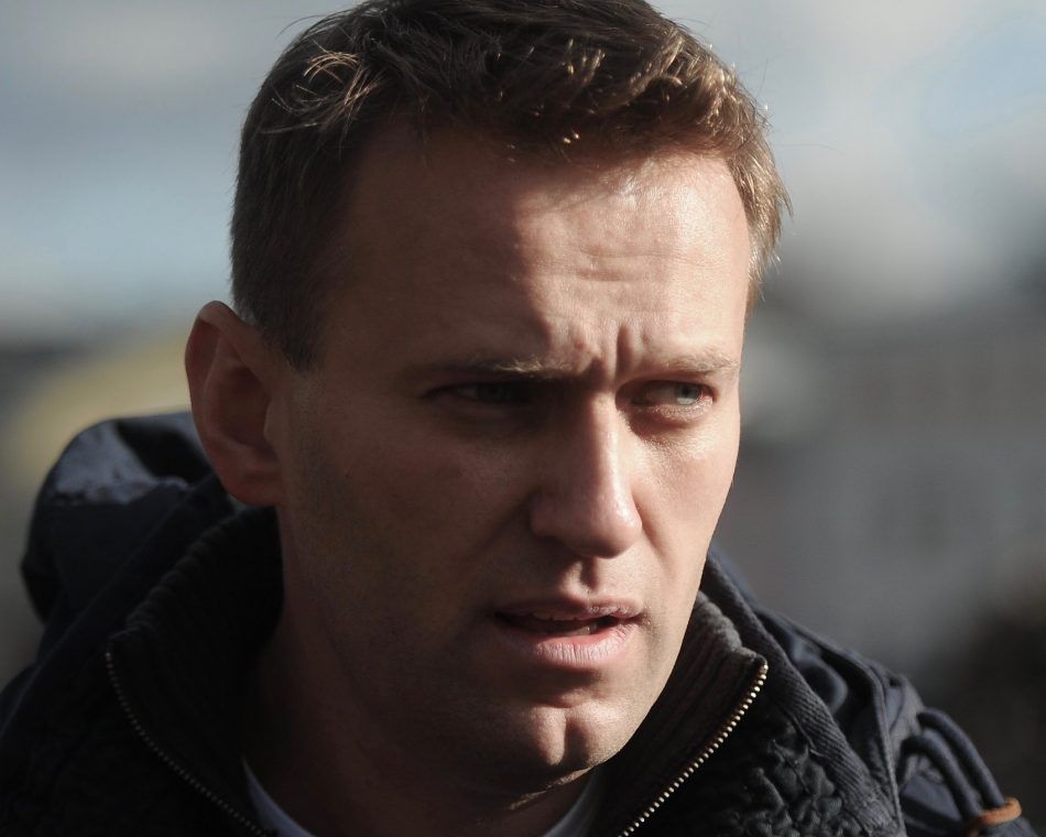 Russian opposition leader Alexei Navalny at Moscow in 2011
