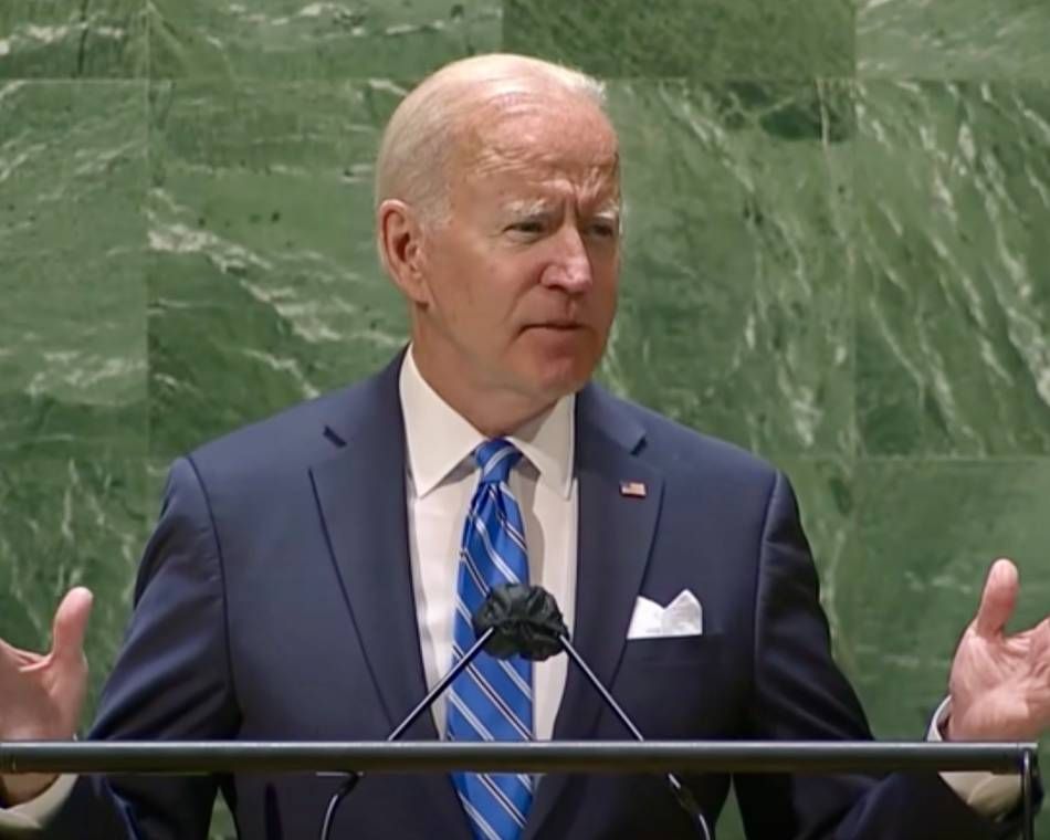 U.S. President Joe Biden at the U.N. General Assembly