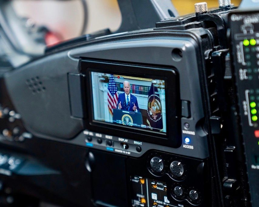 U.S. President Joe Biden delivers remarks in the White House