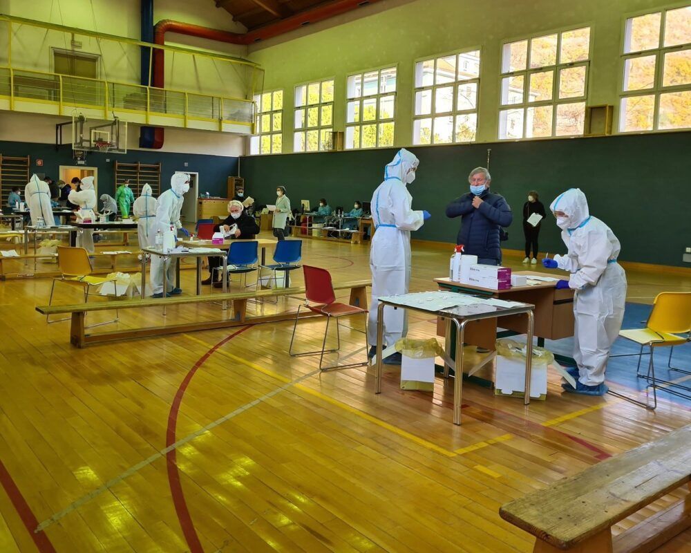 Mass screening for COVID-19 in November at Bolzano, Italy