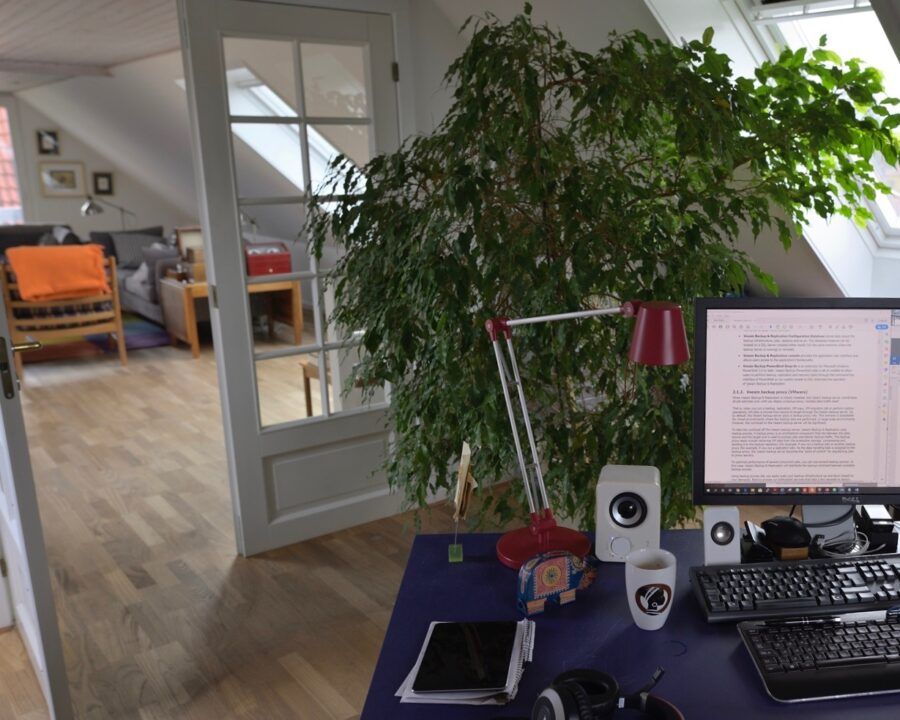 A home office in Copenhagen