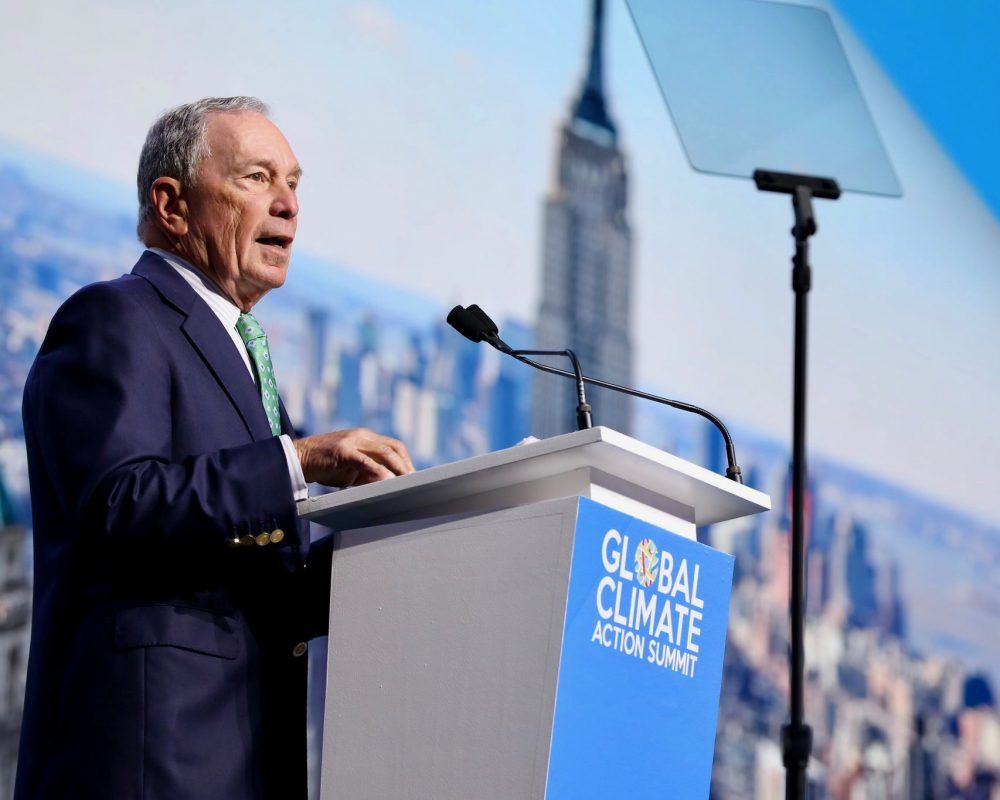 Michael Bloomberg at the 2018 Global Climate Action Summit