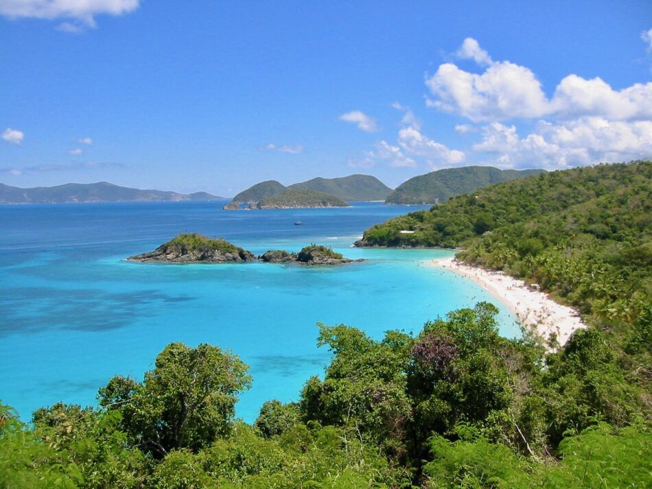 Trunk Bay, part of Virgin Islands National Park on the Caribbean island of St. John