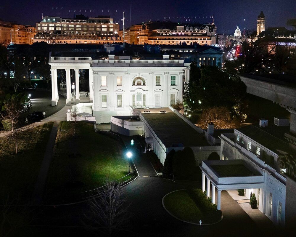 The White House in Washington last week