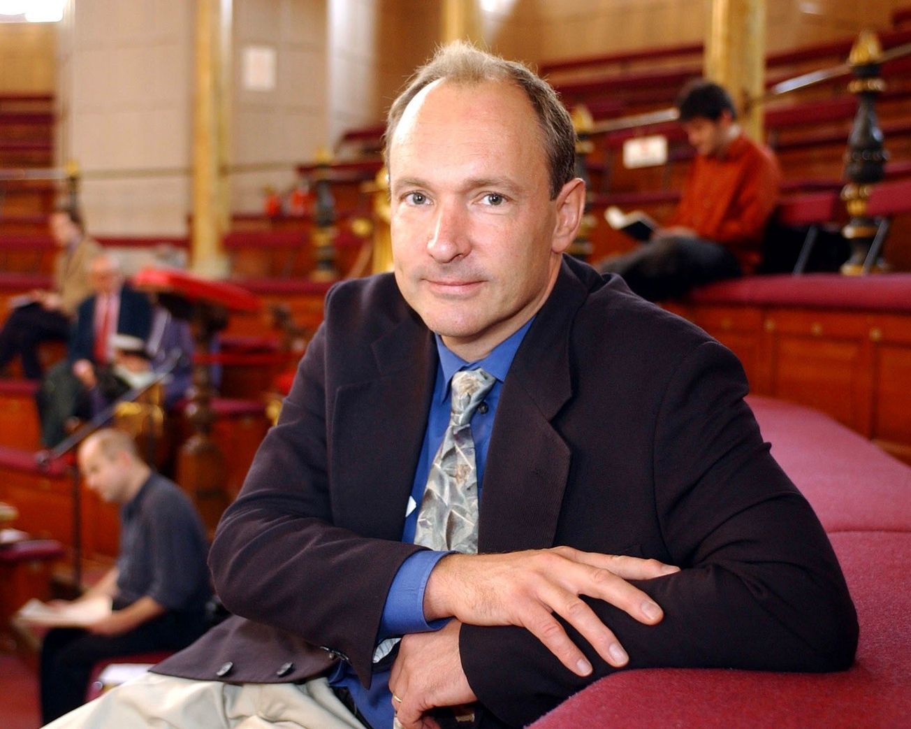 Tim Berners Lee pictured in 2008 